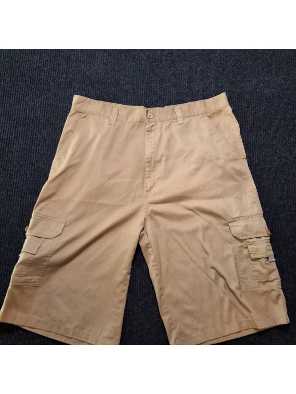 GS115 Men's Khaki Cargo Shorts  Skater Style Size 38